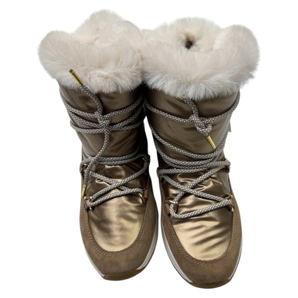 Geox Womens Falena Brown Snow Boots Size 9 - Picture 3 of 13